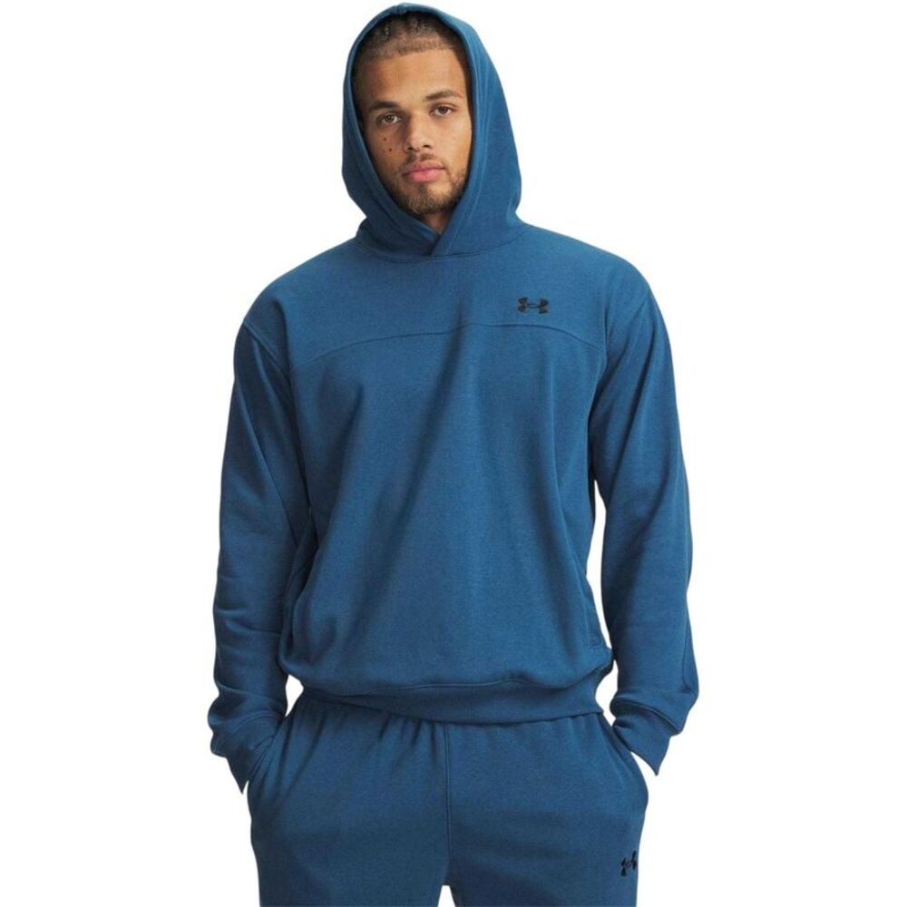 Under Armour Mens Rival Hoodie / Blue/Black